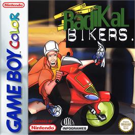 Box cover for Radikal Bikers on the Nintendo Game Boy Color.