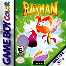 Box cover for Rayman on the Nintendo Game Boy Color.