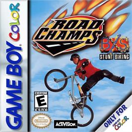 Box cover for Road Champs - Bxs Stunt Biking on the Nintendo Game Boy Color.