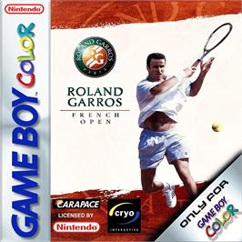 Box cover for Roland Garros French Open on the Nintendo Game Boy Color.
