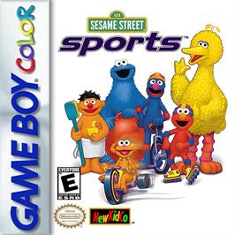 Box cover for Sesame Street Sports on the Nintendo Game Boy Color.