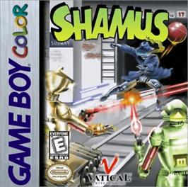 Box cover for Shamus on the Nintendo Game Boy Color.