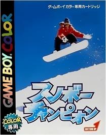 Box cover for Snowboard Champion on the Nintendo Game Boy Color.