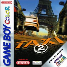 Box cover for Taxi 2 on the Nintendo Game Boy Color.