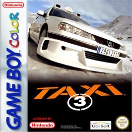 Box cover for Taxi 3 on the Nintendo Game Boy Color.