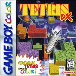Box cover for Tetris Dx on the Nintendo Game Boy Color.