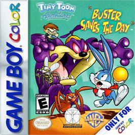Box cover for Tiny Toon Adventures - Buster Saves The Day on the Nintendo Game Boy Color.