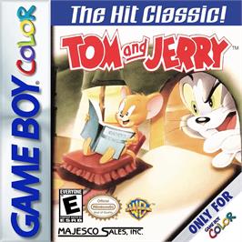 Box cover for Tom And Jerry on the Nintendo Game Boy Color.