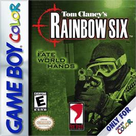 Box cover for Tom Clancy's Rainbow Six on the Nintendo Game Boy Color.