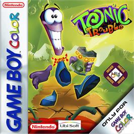 Box cover for Tonic Trouble on the Nintendo Game Boy Color.