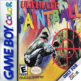 Box cover for Ultimate Paintball on the Nintendo Game Boy Color.