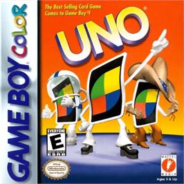 Box cover for Uno on the Nintendo Game Boy Color.