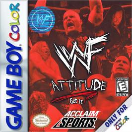 Box cover for WWF Attitude on the Nintendo Game Boy Color.