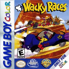 Box cover for Wacky Races on the Nintendo Game Boy Color.