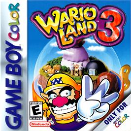Box cover for Wario Land 3 on the Nintendo Game Boy Color.