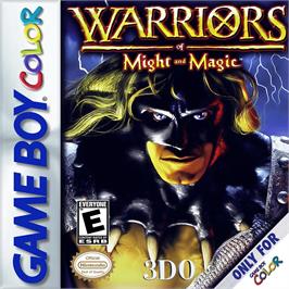Box cover for Warriors Of Might And Magic on the Nintendo Game Boy Color.