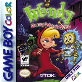 Box cover for Wendy: Every Witch Way on the Nintendo Game Boy Color.