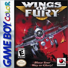 Box cover for Wings Of Fury on the Nintendo Game Boy Color.