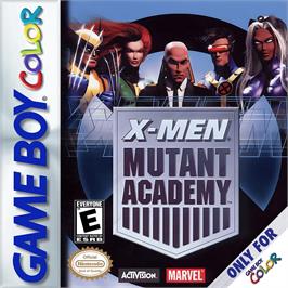 Box cover for X-men - Mutant Academy on the Nintendo Game Boy Color.