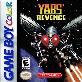 Box cover for Yars' Revenge on the Nintendo Game Boy Color.