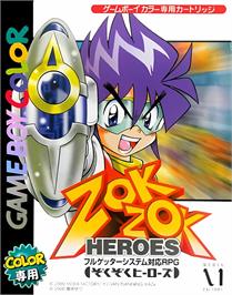 Box cover for Zok Zok Heroes on the Nintendo Game Boy Color.