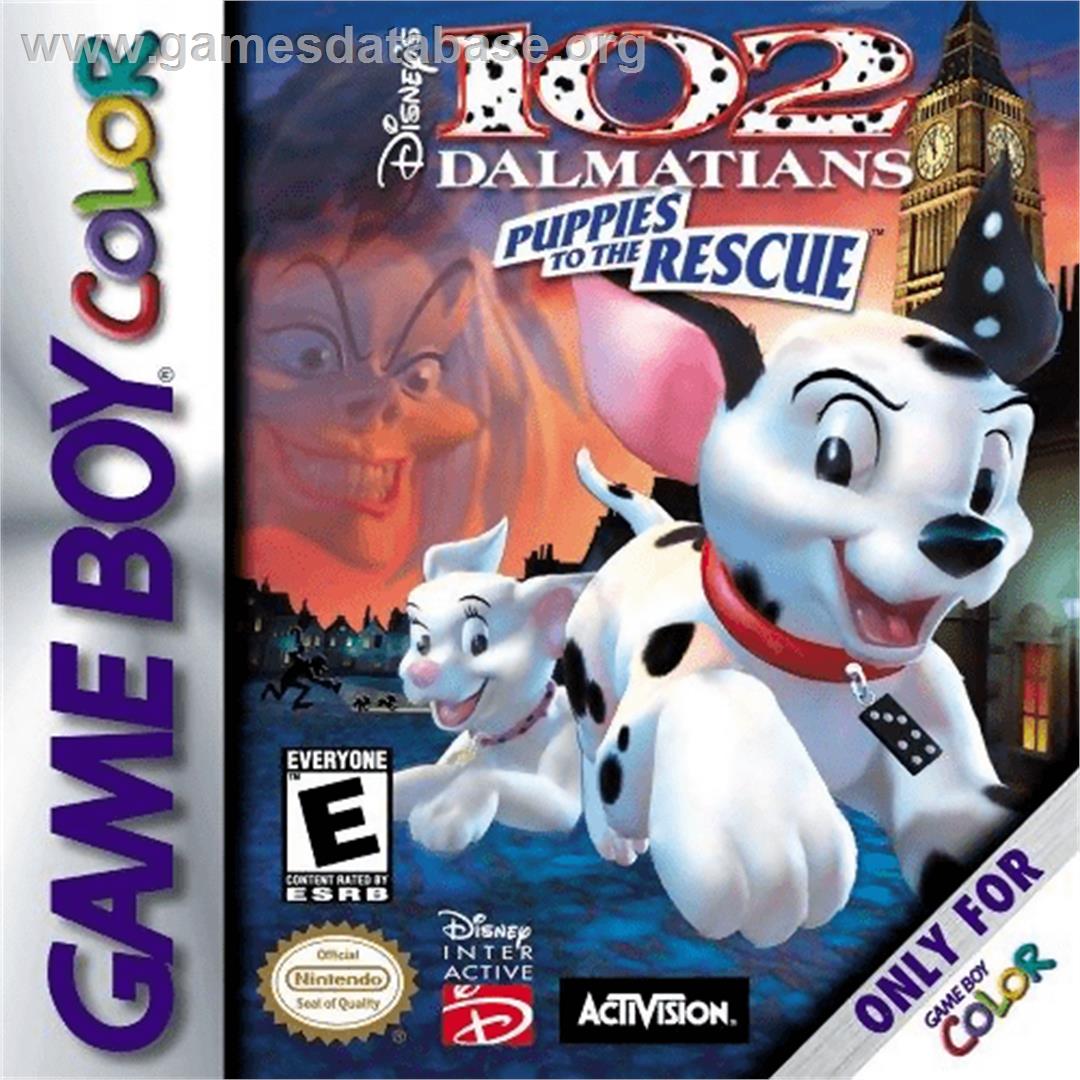 102 Dalmatians: Puppies to the Rescue - Nintendo Game Boy Color - Artwork - Box