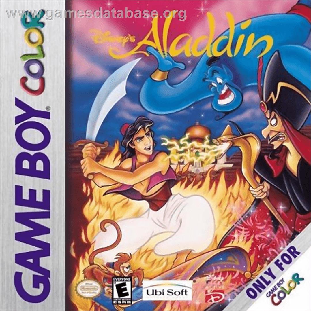 Aladdin - Nintendo Game Boy Color - Artwork - Box