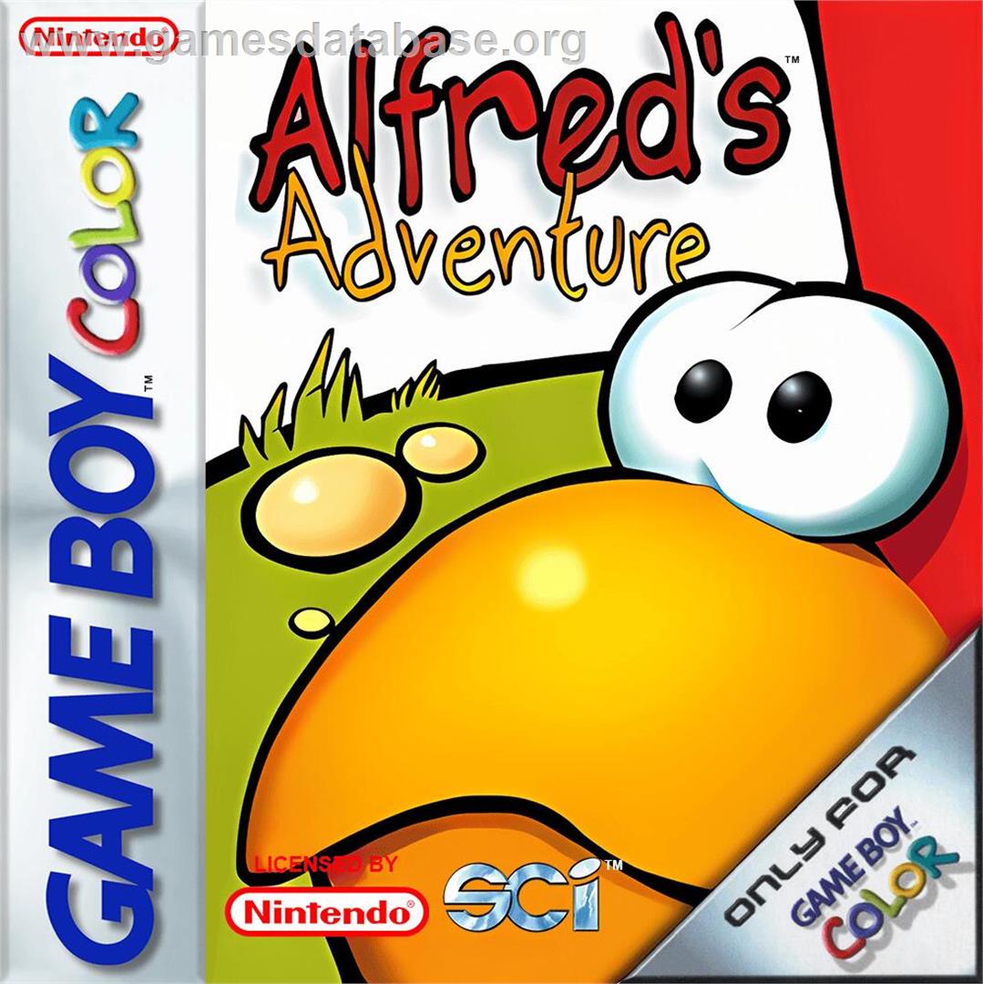 Alfred's Adventure - Nintendo Game Boy Color - Artwork - Box