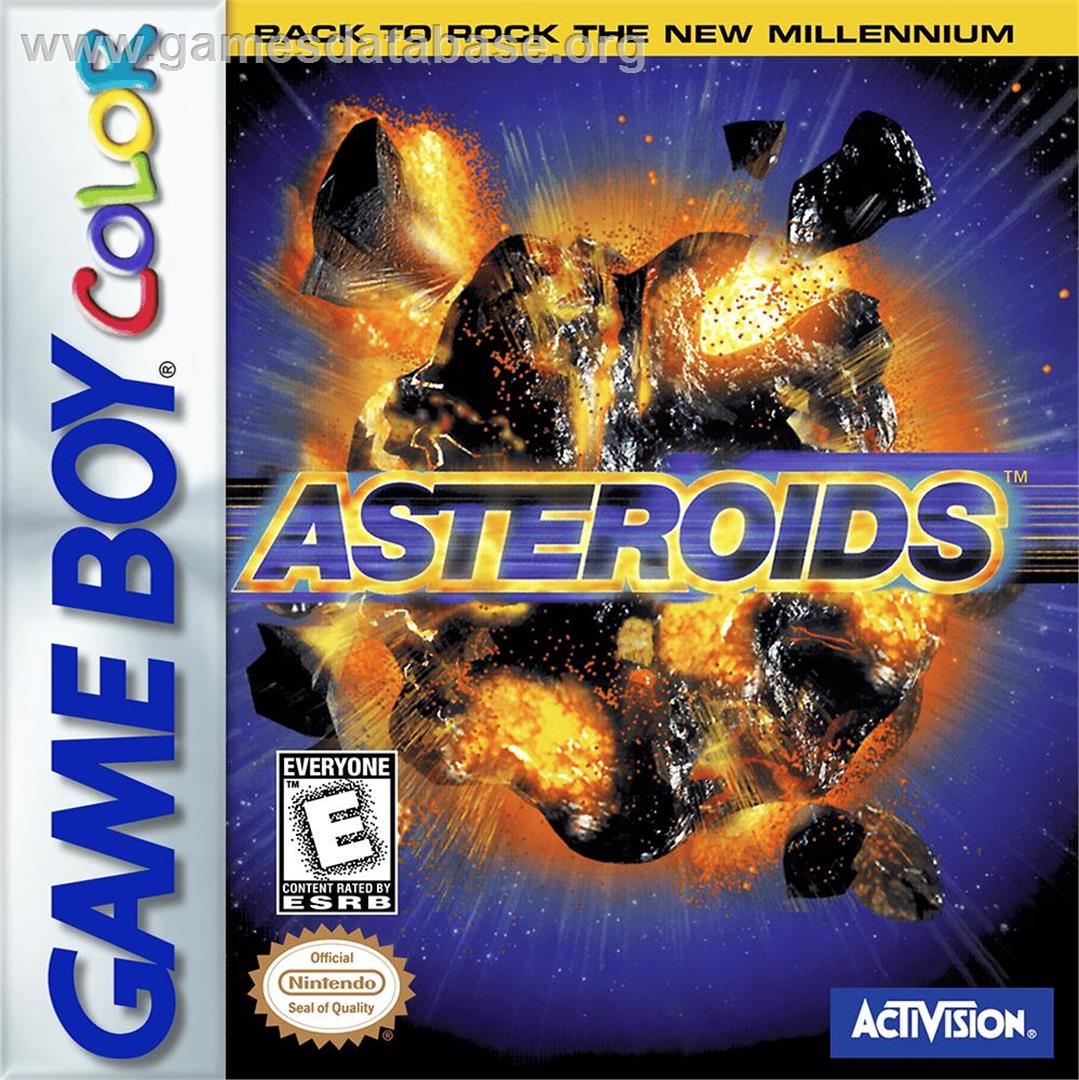 Asteroids - Nintendo Game Boy Color - Artwork - Box