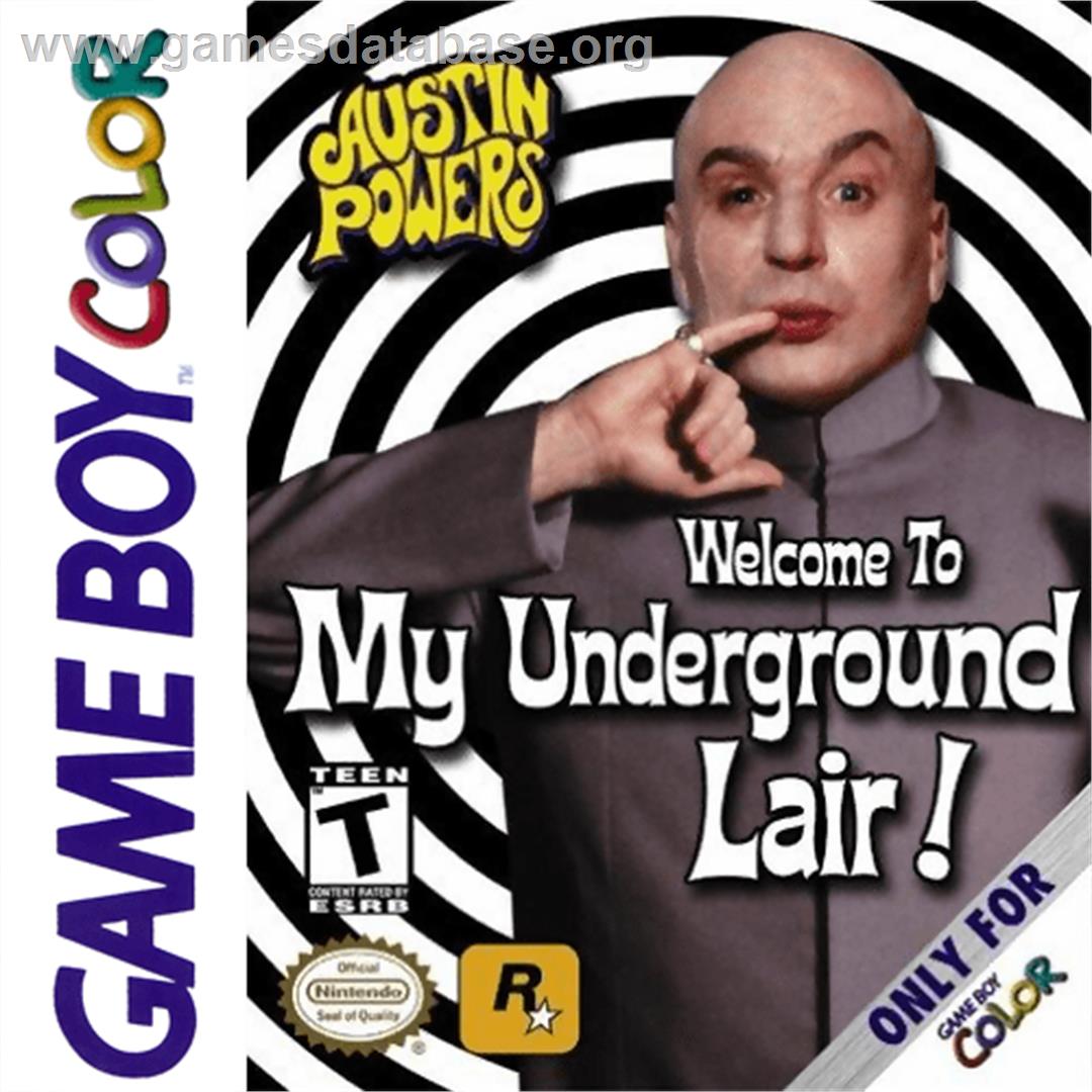 Austin Powers: Welcome to My Underground Lair - Nintendo Game Boy Color - Artwork - Box