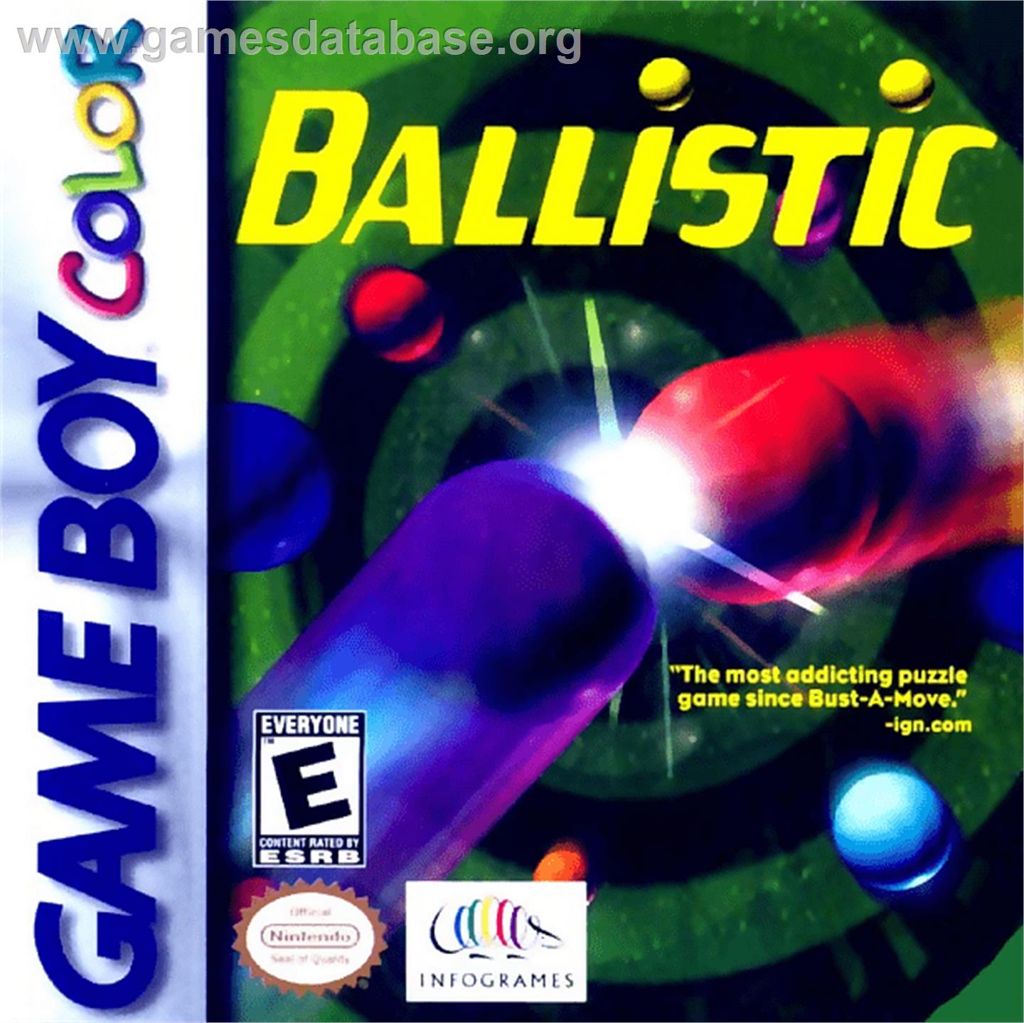 Ballistic - Nintendo Game Boy Color - Artwork - Box