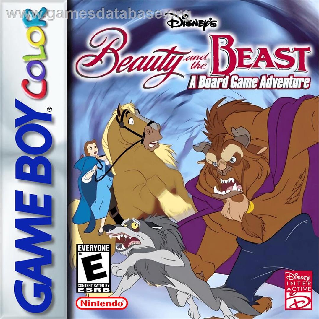 Beauty And The Beast - A Board Game Adventure - Nintendo Game Boy Color - Artwork - Box