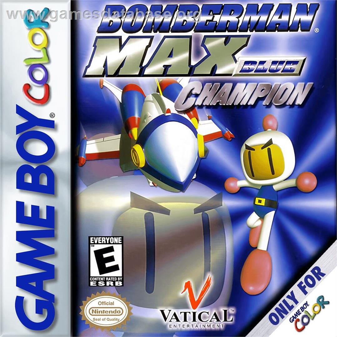 Bomberman Max - Blue Champion - Nintendo Game Boy Color - Artwork - Box