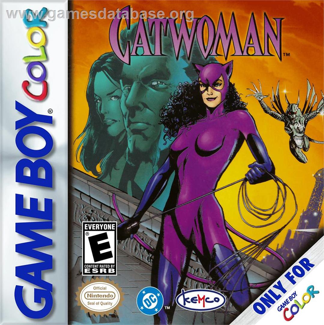 Catwoman - Nintendo Game Boy Color - Artwork - Box
