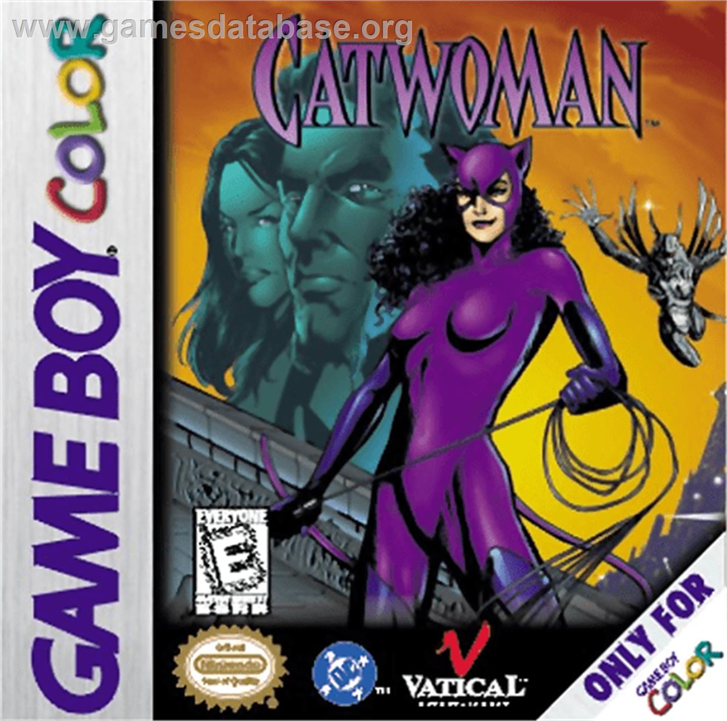 Catwoman - Nintendo Game Boy Color - Artwork - Box