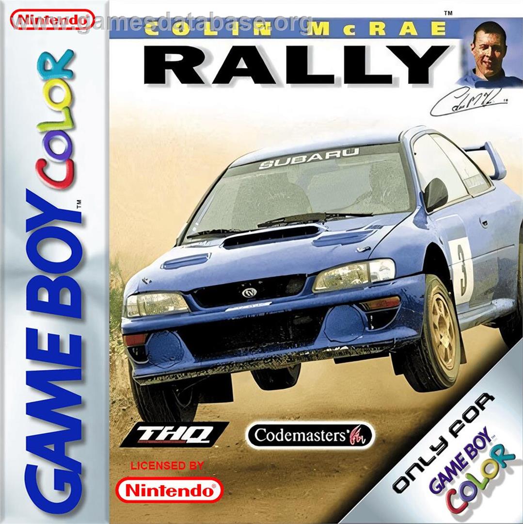 Colin Mcrae Rally - Nintendo Game Boy Color - Artwork - Box