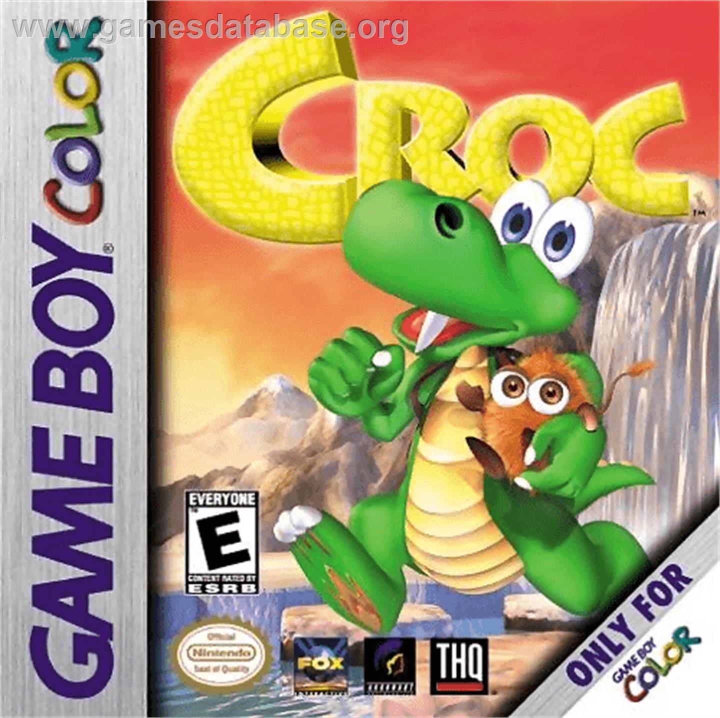 Croc: Legend of the Gobbos - Nintendo Game Boy Color - Artwork - Box