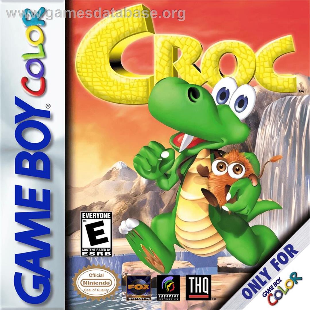 Croc - Nintendo Game Boy Color - Artwork - Box