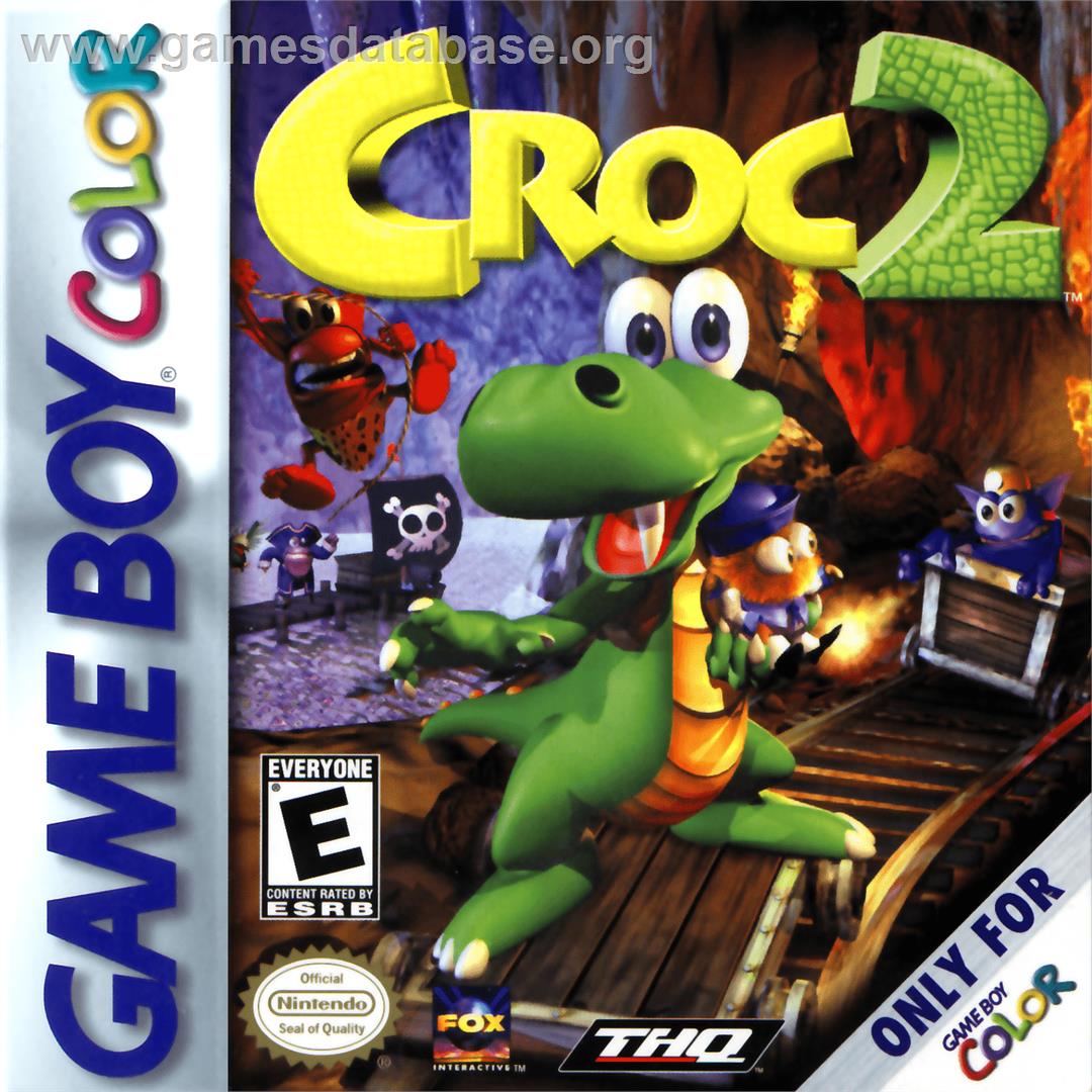 Croc 2 - Nintendo Game Boy Color - Artwork - Box