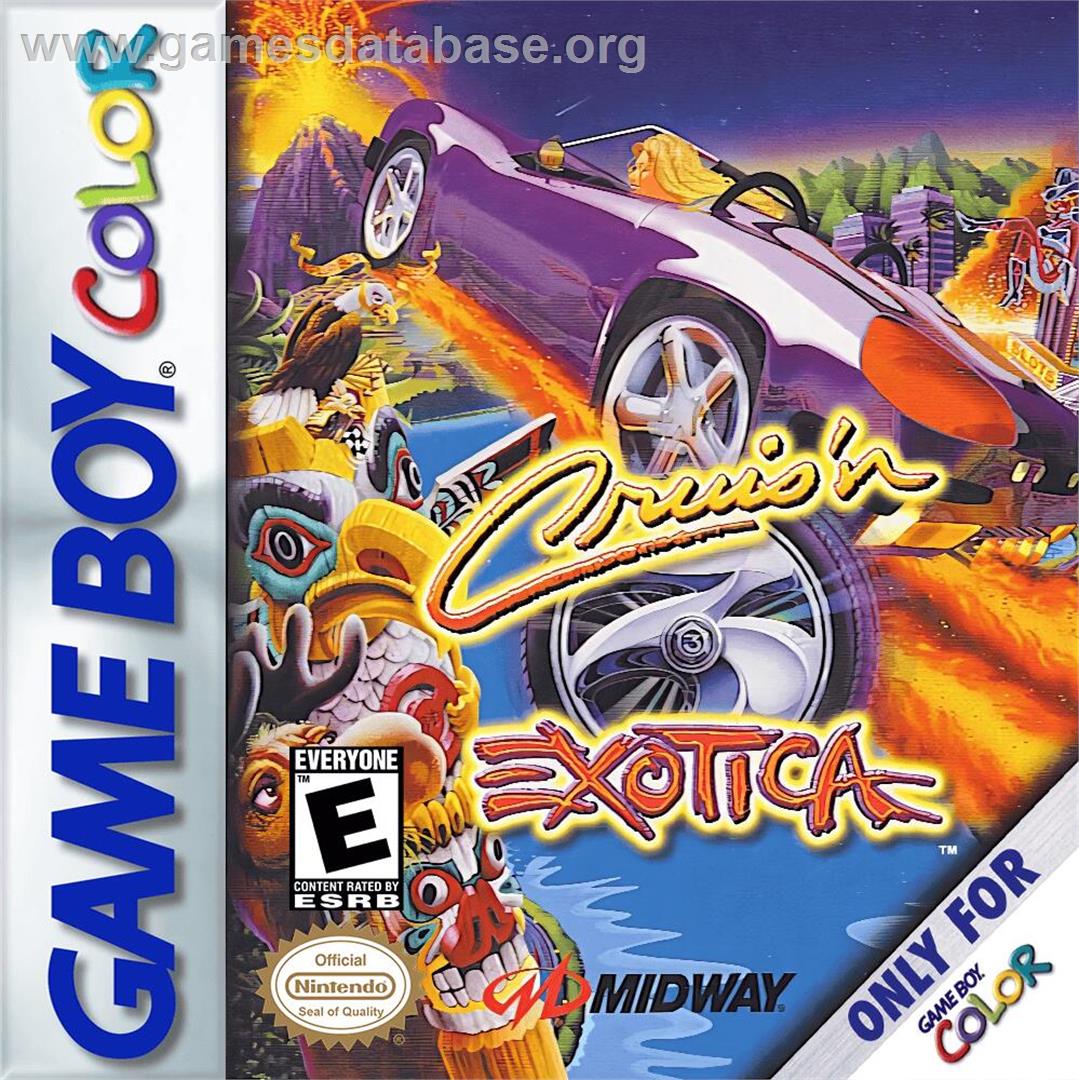 Cruis'n Exotica - Nintendo Game Boy Color - Artwork - Box