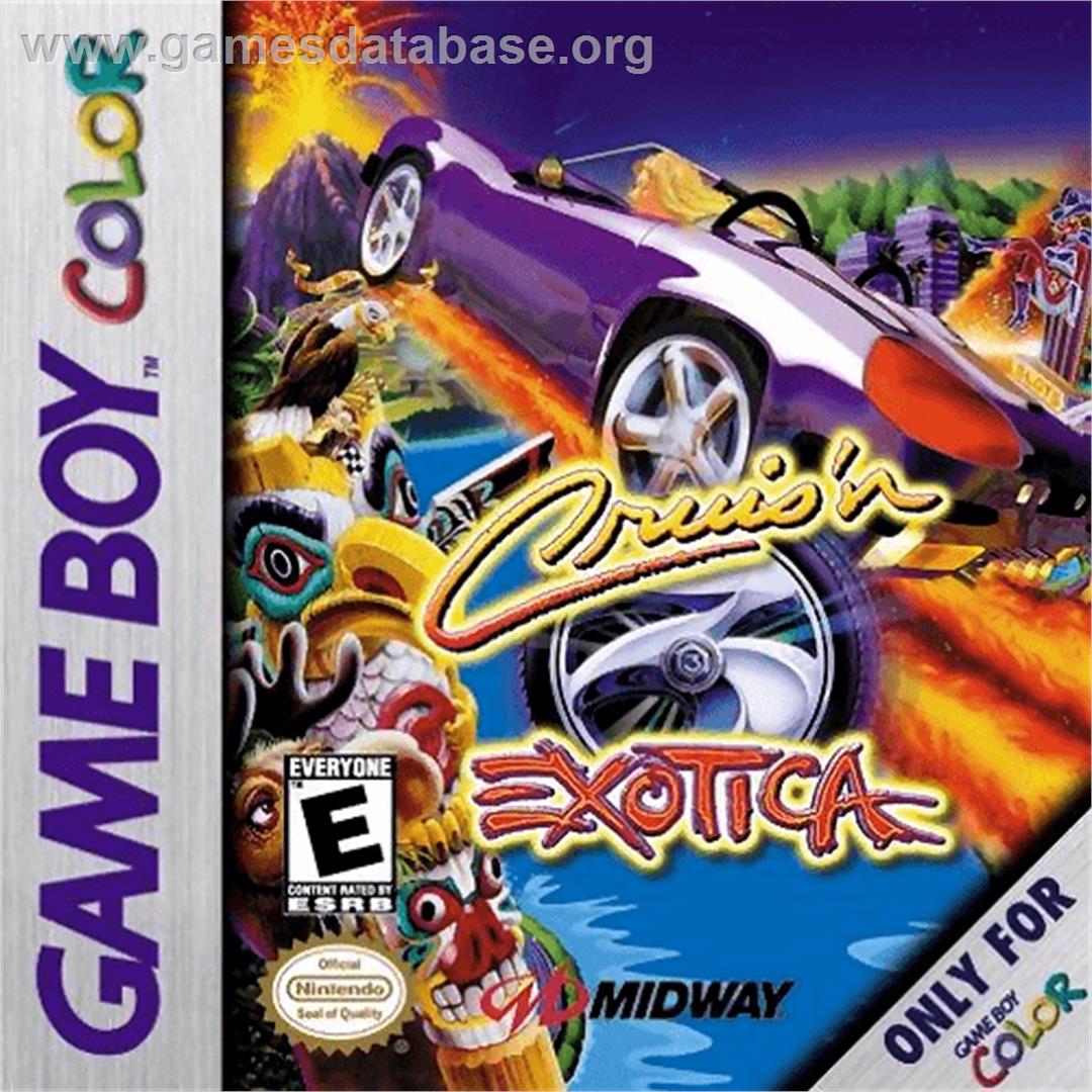 Cruis'n Exotica - Nintendo Game Boy Color - Artwork - Box