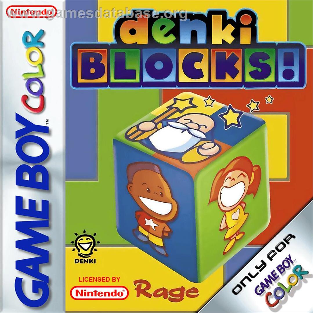 Denki Blocks! - Nintendo Game Boy Color - Artwork - Box