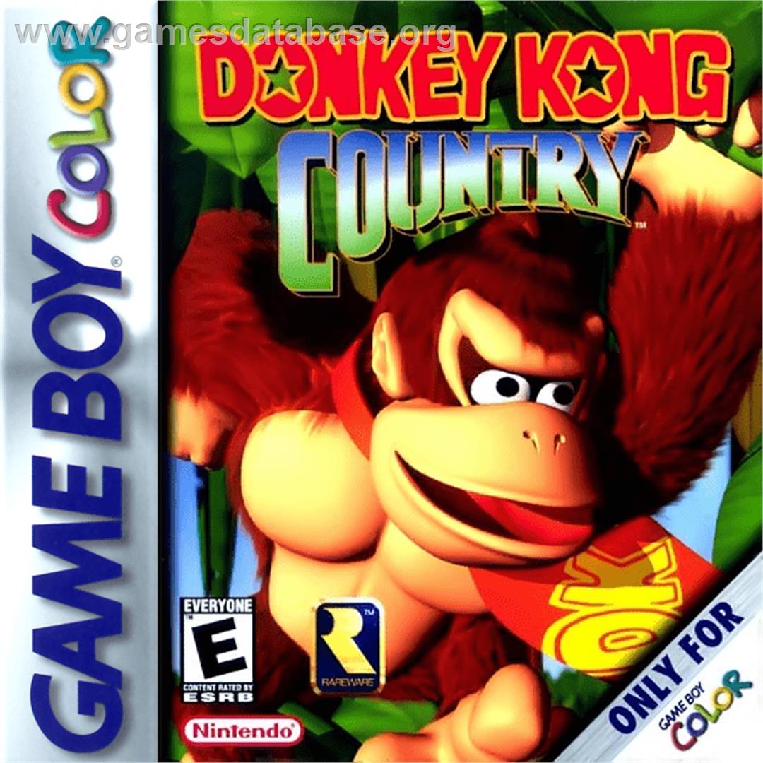 Donkey Kong Country - Nintendo Game Boy Color - Artwork - Box