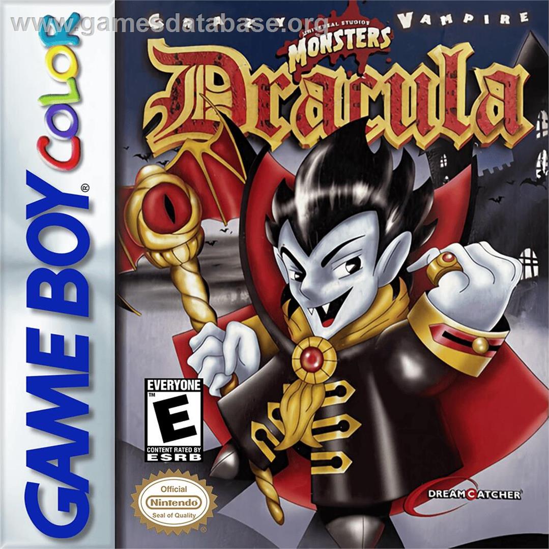Dracula - Crazy Vampire - Nintendo Game Boy Color - Artwork - Box