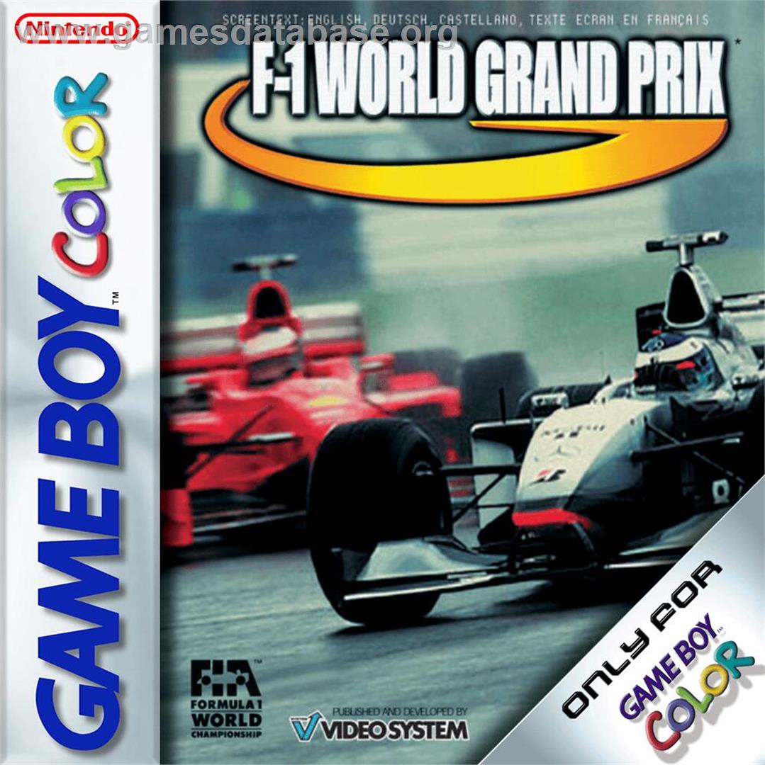F-1 World Grand Prix - Nintendo Game Boy Color - Artwork - Box