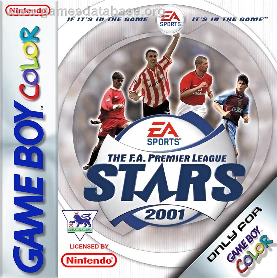 F.a. Premier League Stars 2001, The - Nintendo Game Boy Color - Artwork - Box