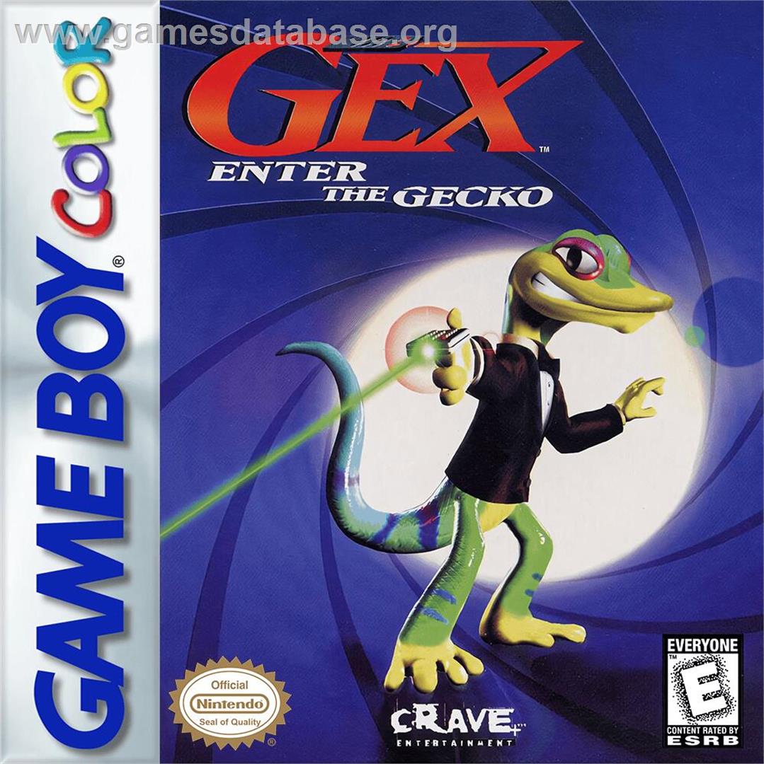 Gex - Enter The Gecko - Nintendo Game Boy Color - Artwork - Box