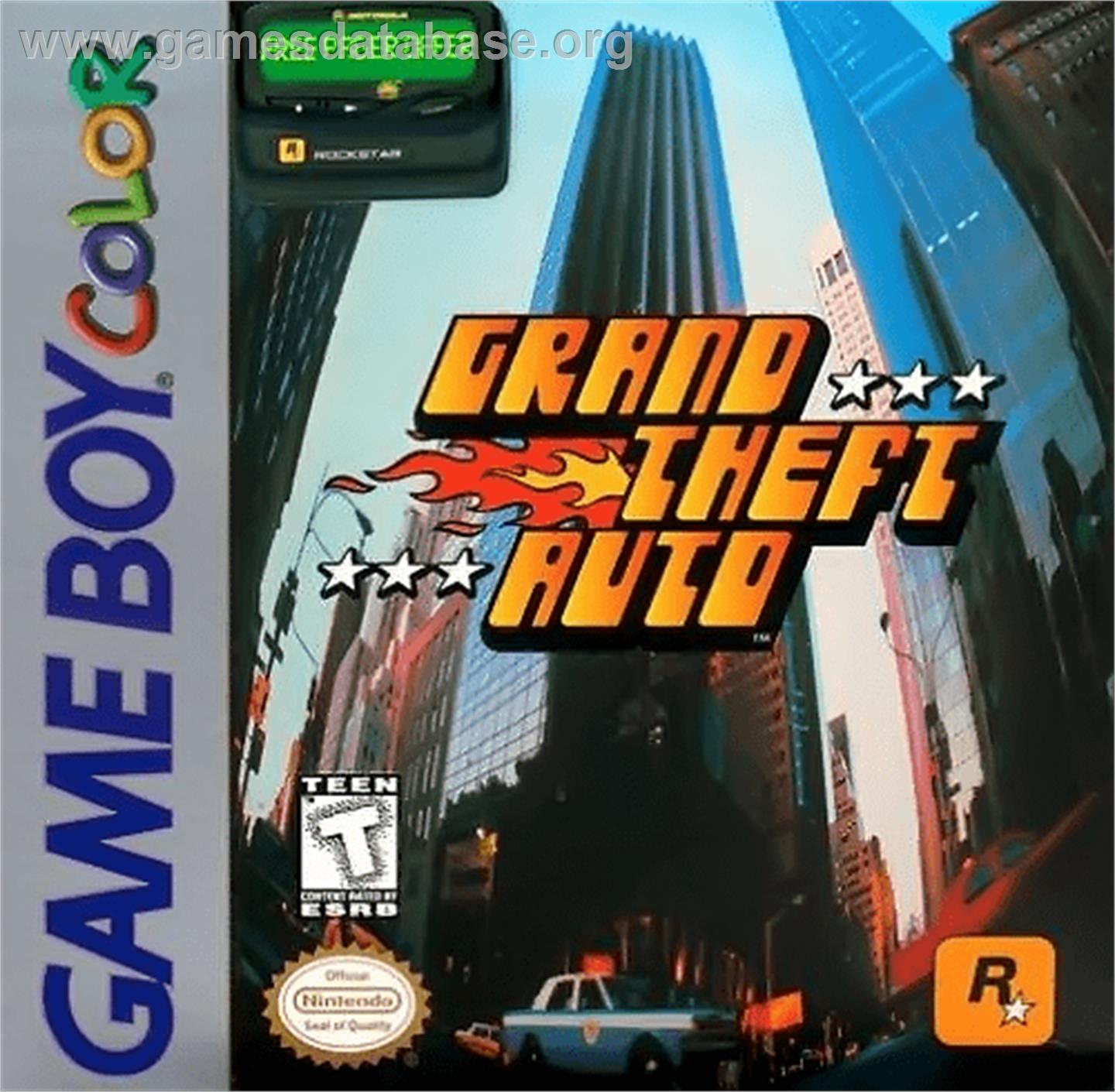 Grand Theft Auto - Nintendo Game Boy Color - Artwork - Box