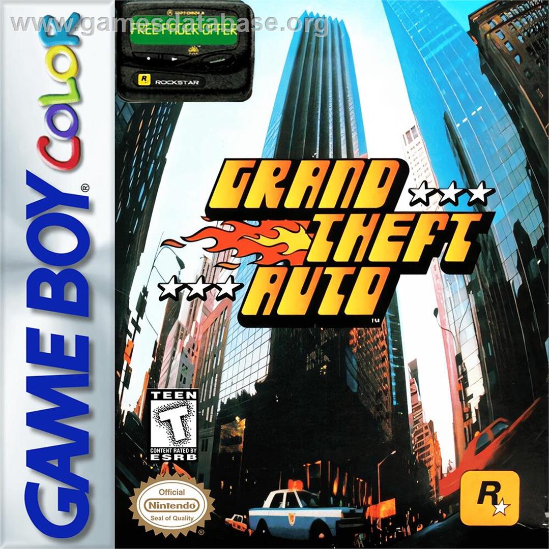 Grand Theft Auto - Nintendo Game Boy Color - Artwork - Box