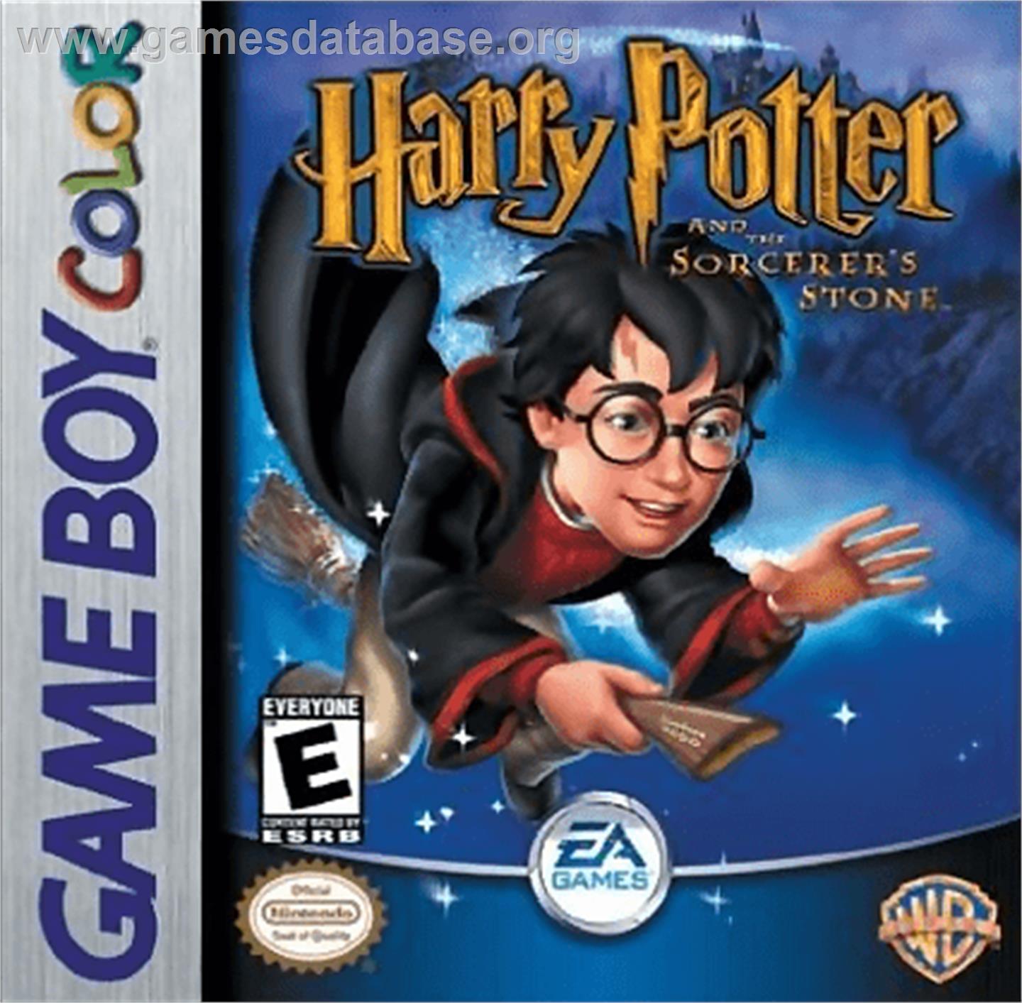 Harry Potter and the Sorcerer's Stone - Nintendo Game Boy Color - Artwork - Box